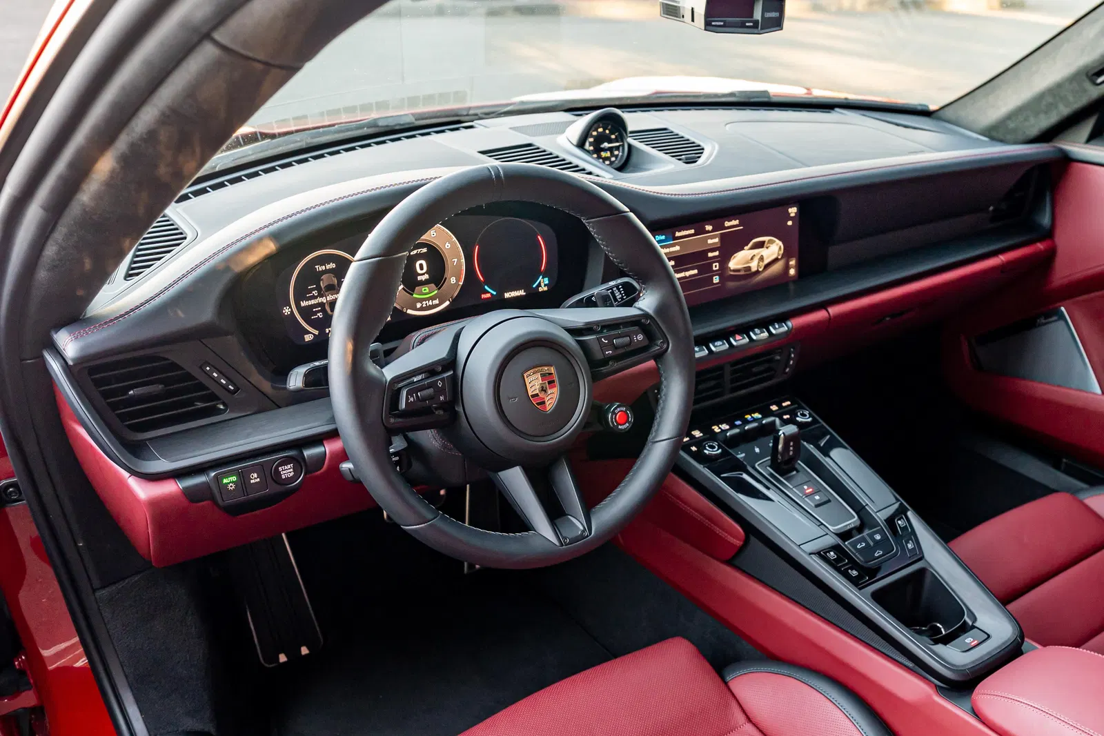 2025 Porsche 911 Carrera 4 GTS Coupe - ~4,800 Miles, 532-hp Turbo Hybrid Flat-6, AWD, Carmine Red, $43,000+ in Options