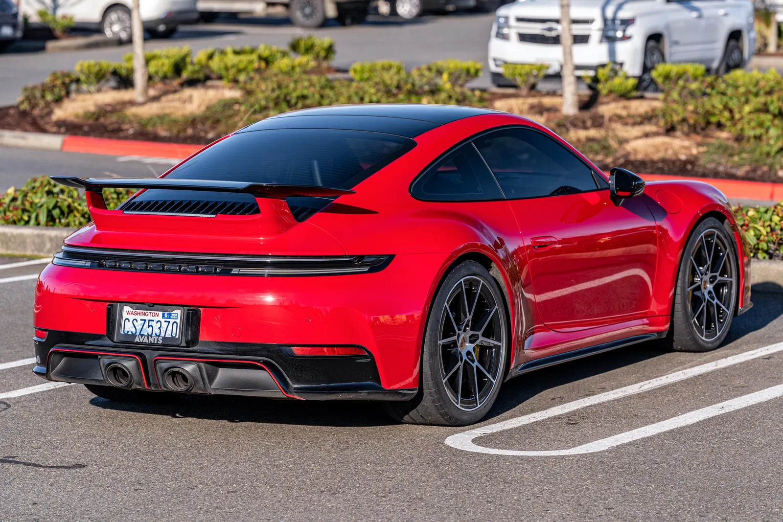 2025 Porsche 911 Carrera 4 GTS Coupe - ~4,800 Miles, 532-hp Turbo Hybrid Flat-6, AWD, Carmine Red, $43,000+ in Options