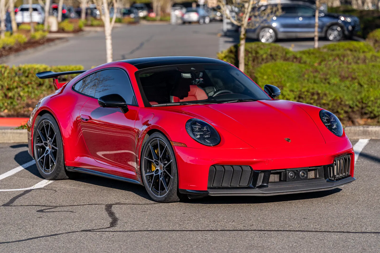 2025 Porsche 911 Carrera 4 GTS Coupe - ~4,800 Miles, 532-hp Turbo Hybrid Flat-6, AWD, Carmine Red, $43,000+ in Options