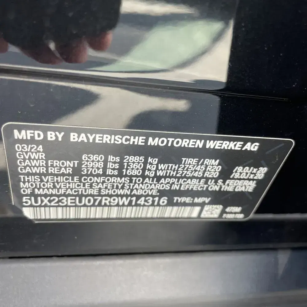 2024 BMW X5 XDrive40i