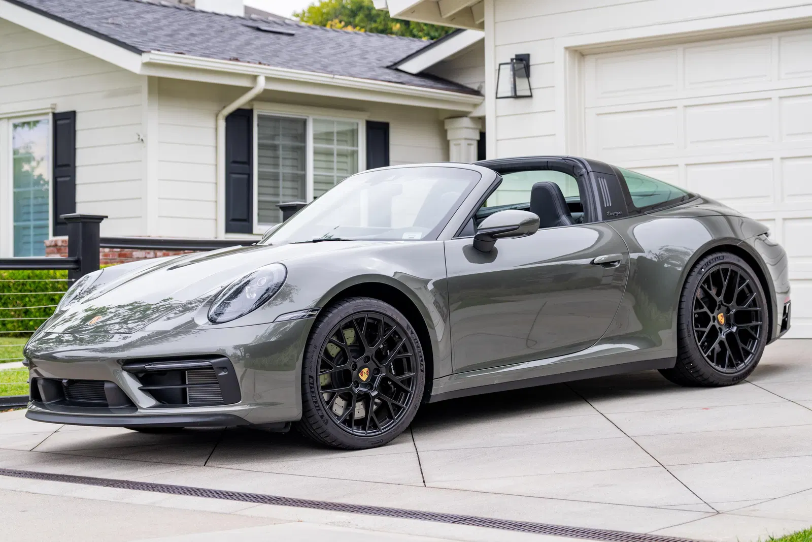 2024 Porsche 911 Targa 4 GTS - 1k miles, 7-Speed Manual Transmission, Aventurine Green Metallic