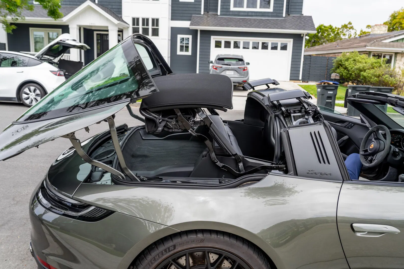 2024 Porsche 911 Targa 4 GTS - 1k miles, 7-Speed Manual Transmission, Aventurine Green Metallic