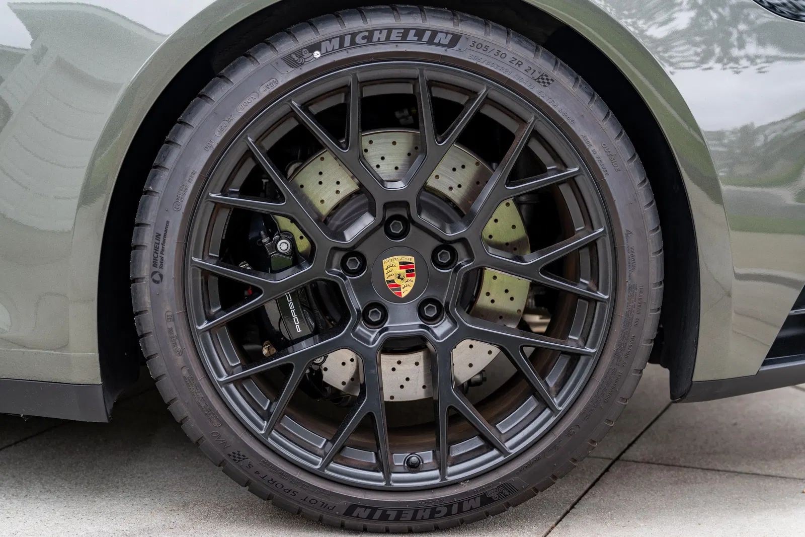 2024 Porsche 911 Targa 4 GTS - 1k miles, 7-Speed Manual Transmission, Aventurine Green Metallic