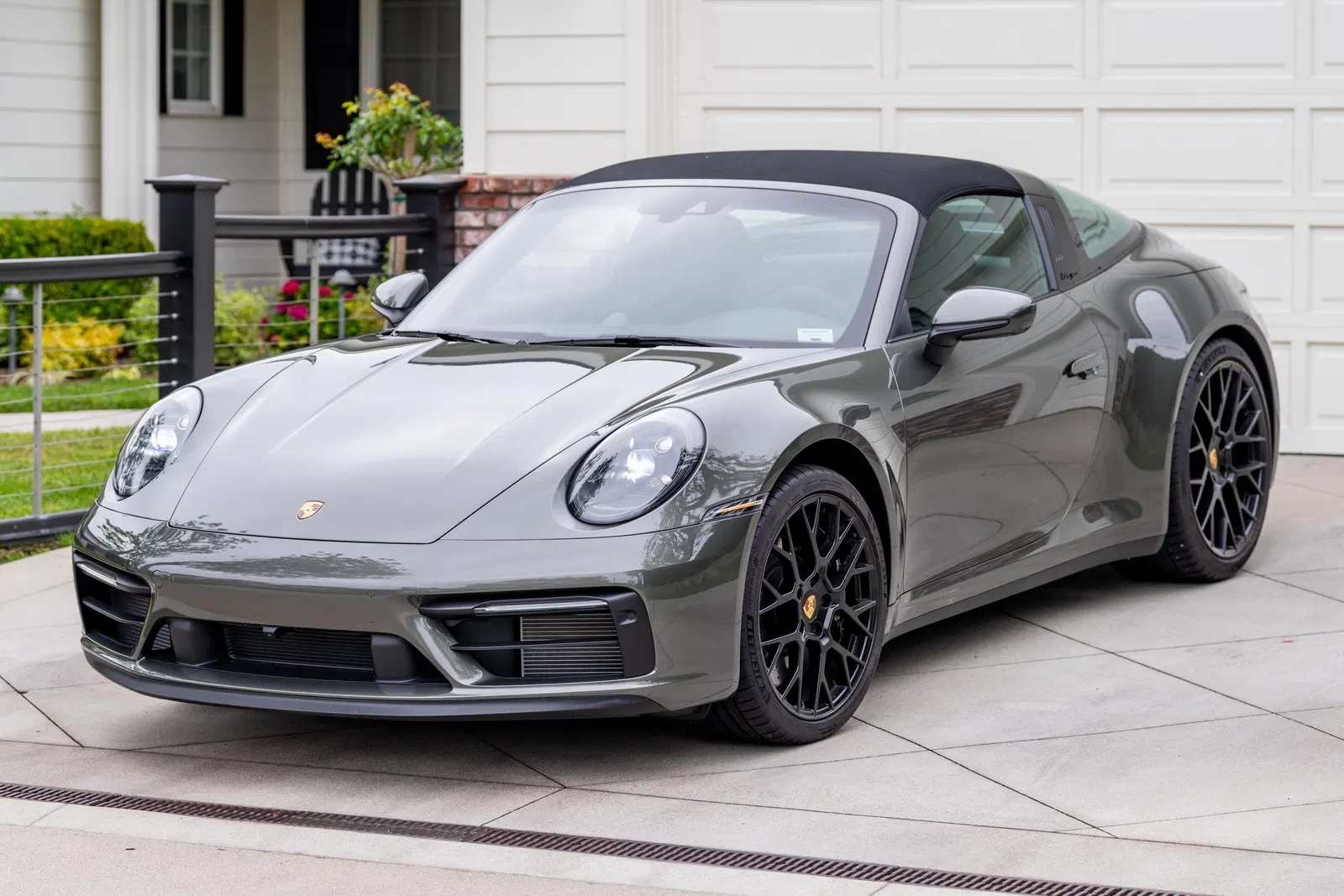 2024 Porsche 911 Targa 4 GTS - 1k miles, 7-Speed Manual Transmission, Aventurine Green Metallic