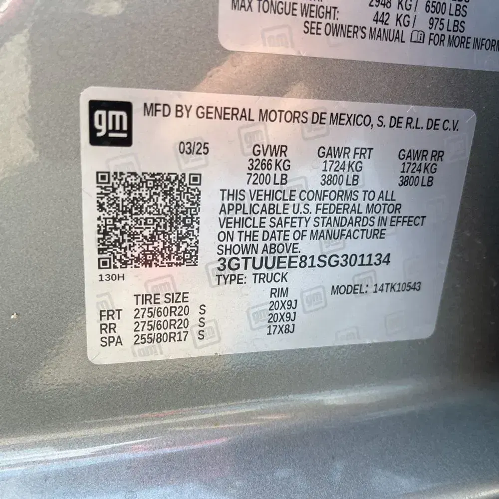2025 GMC Sierra 1500 AT4