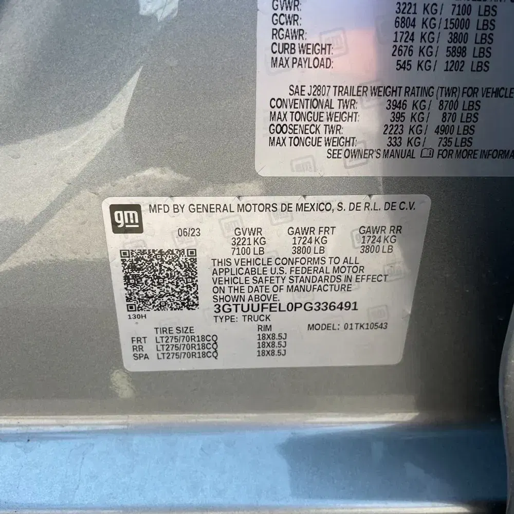 2023 GMC Sierra 1500 AT4X