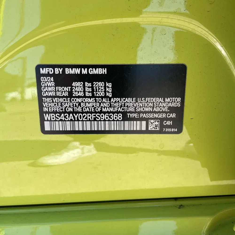 2024 BMW M3 Competition xDrive