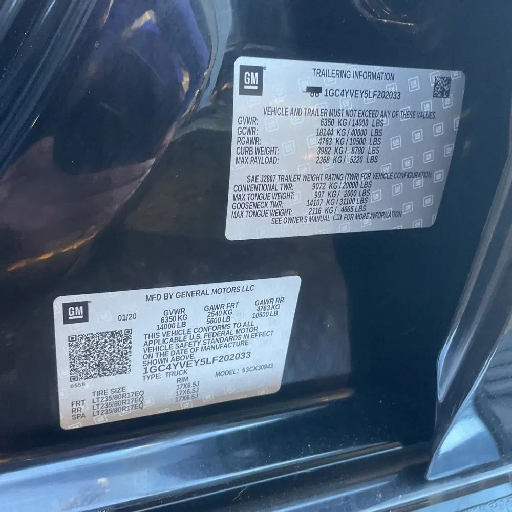 2020 Chevrolet Silverado 3500HD High Country