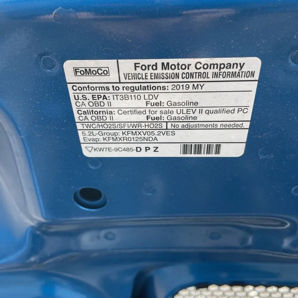 2019 Ford Mustang Shelby GT350