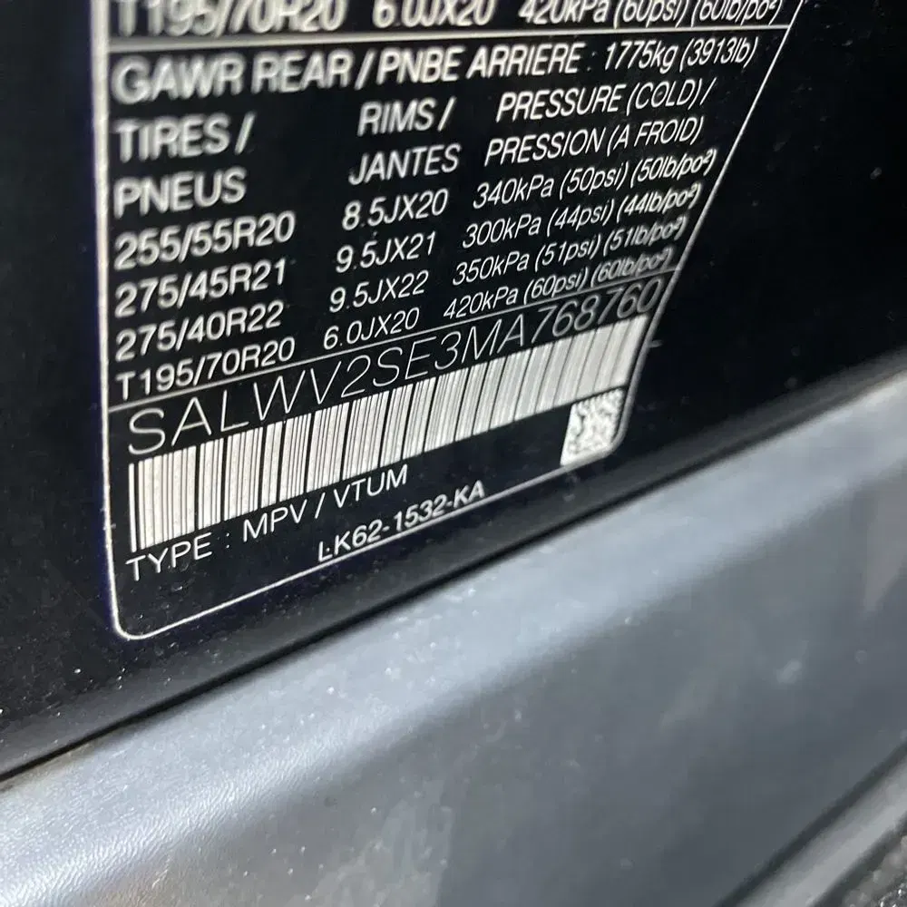 2021 Land Rover Range Rover Sport P525 Auto Dynamic