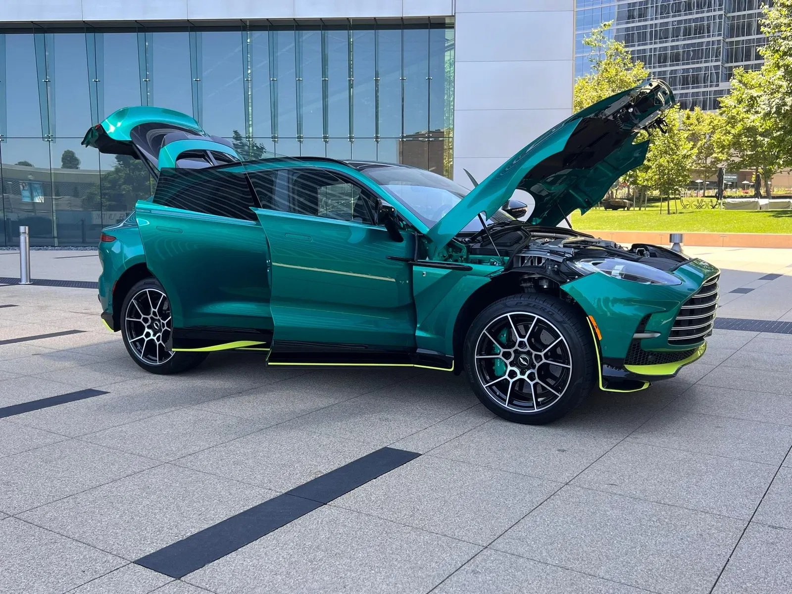 2024 Aston Martin DBX 707 AMR23 Edition - ~70 Miles, 697-hp Twin-Turbo V8, Podium Green, Signed By Fernando Alonso