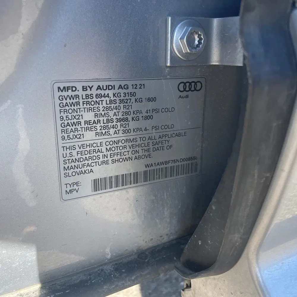 2022 Audi SQ7 Premium Plus