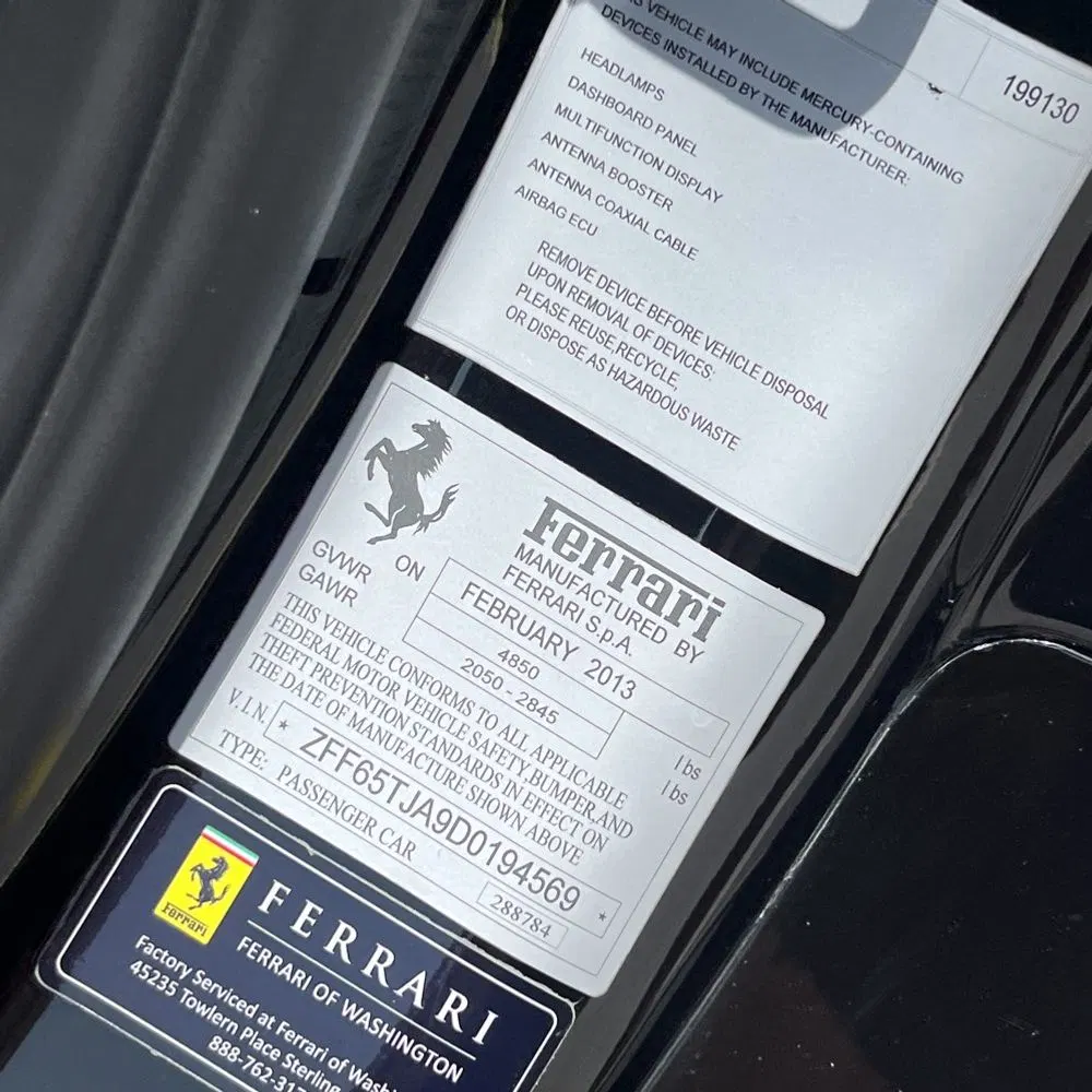 2013 Ferrari California Base