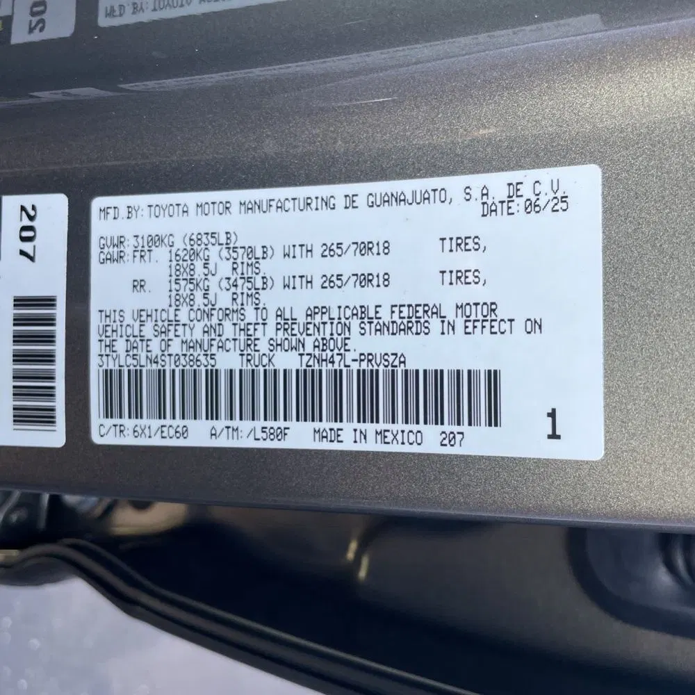 2025 Toyota Tacoma Trailhunter HV