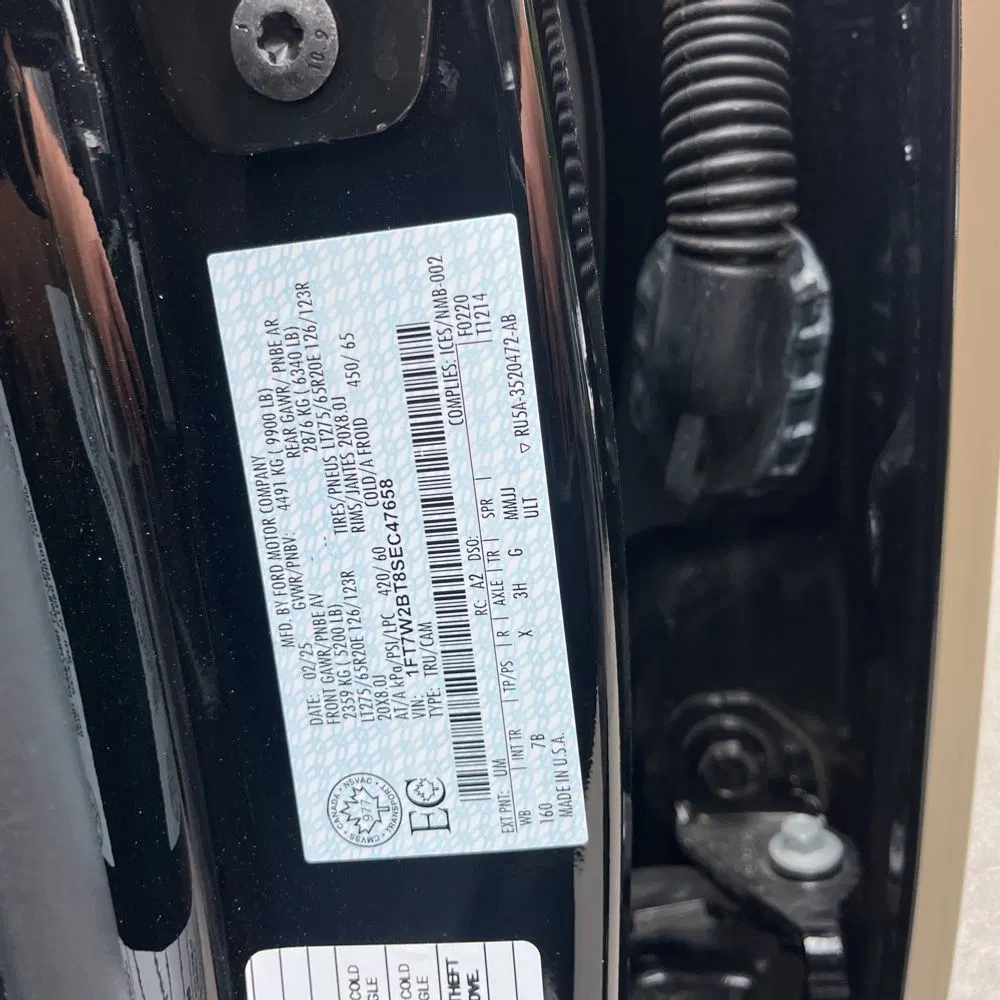 2025 Ford F250 S/D Platinum