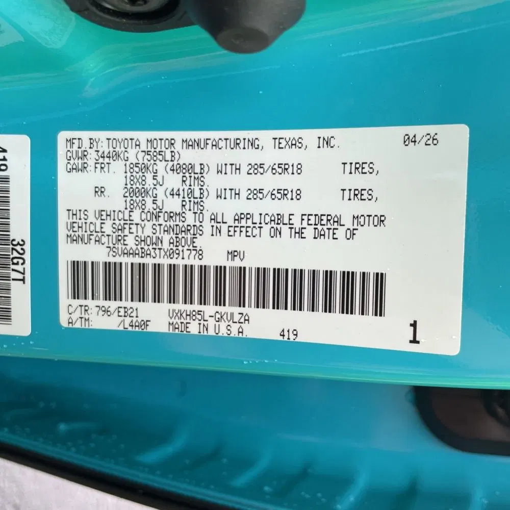 2026 Toyota Sequoia TRD Pro