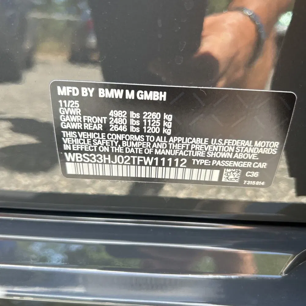 2026 BMW M3 Competition xDrive