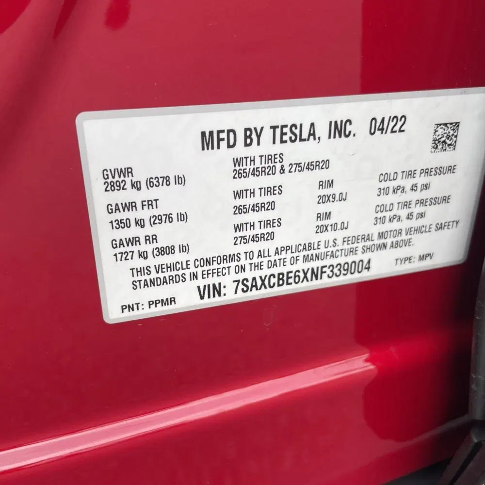 2022 Tesla Model X Plaid