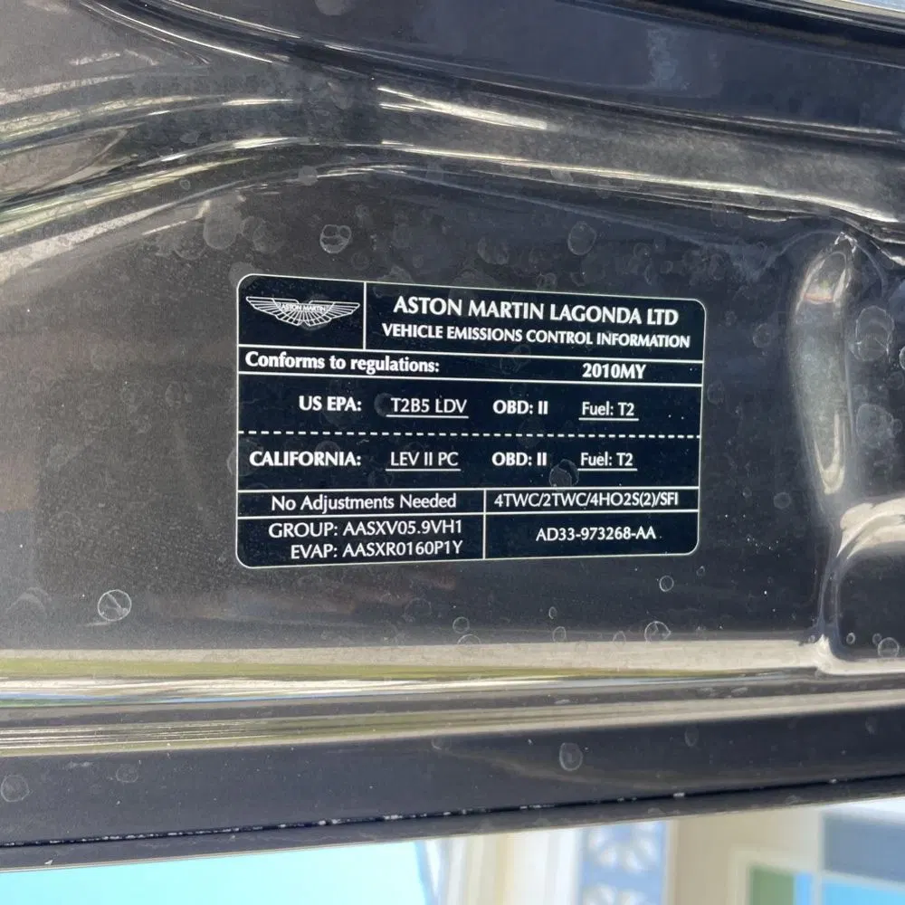 2010 Aston Martin Rapide Base 4D Sedan
