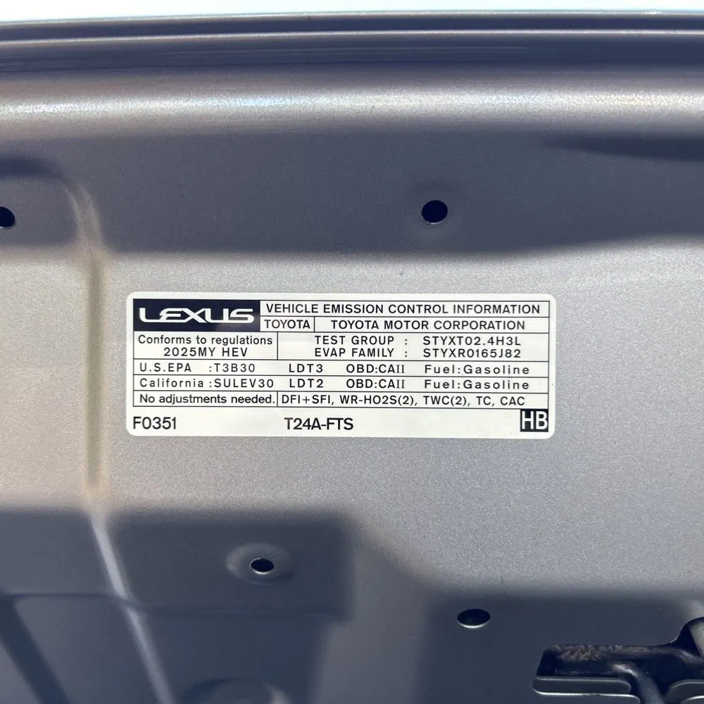 2025 Lexus TX 500h F SPORT Performance Premium