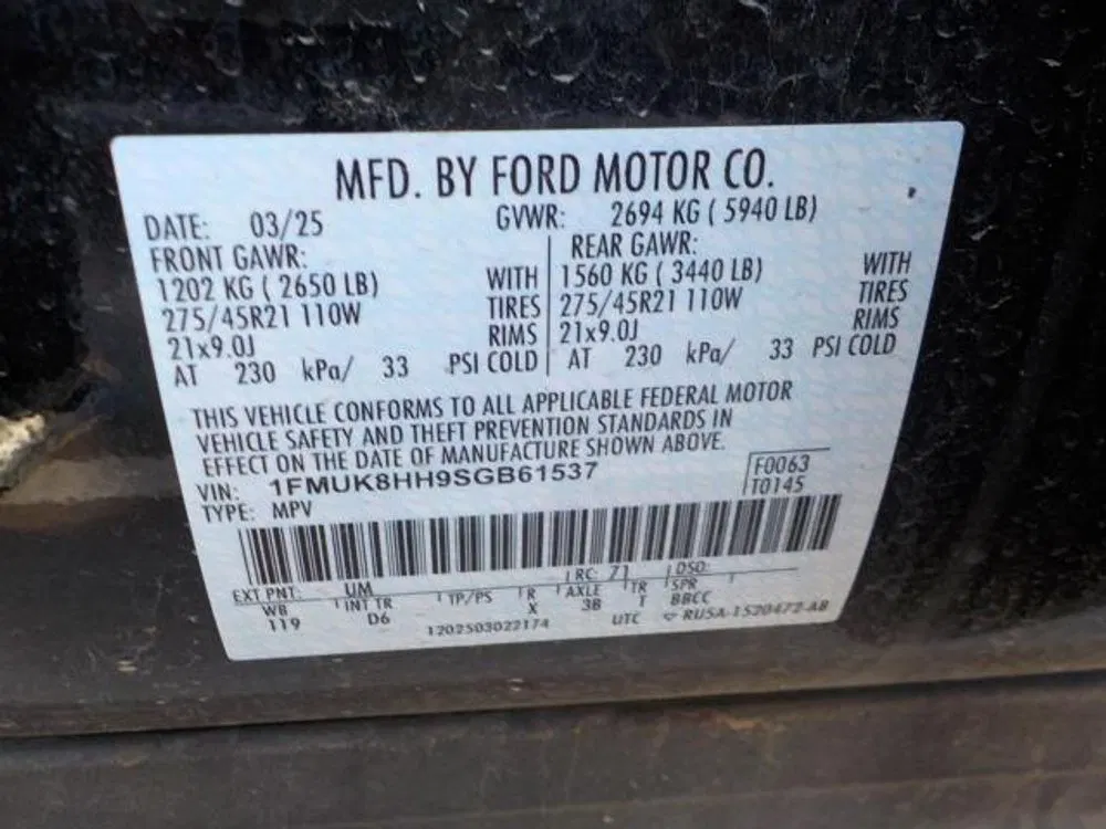 2025 Ford Explorer Platinum