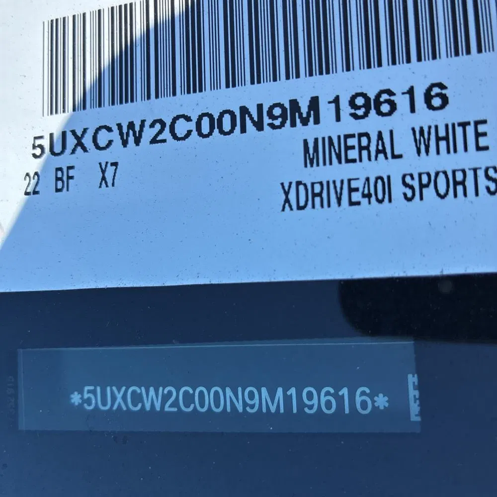 2022 BMW X7 XDrive40i