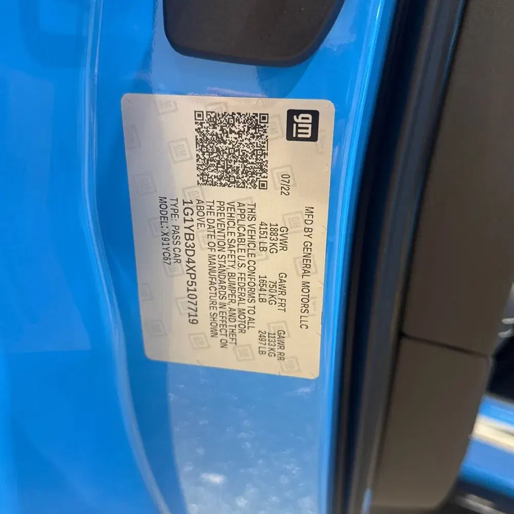 2023 Chevrolet Corvette Stingray