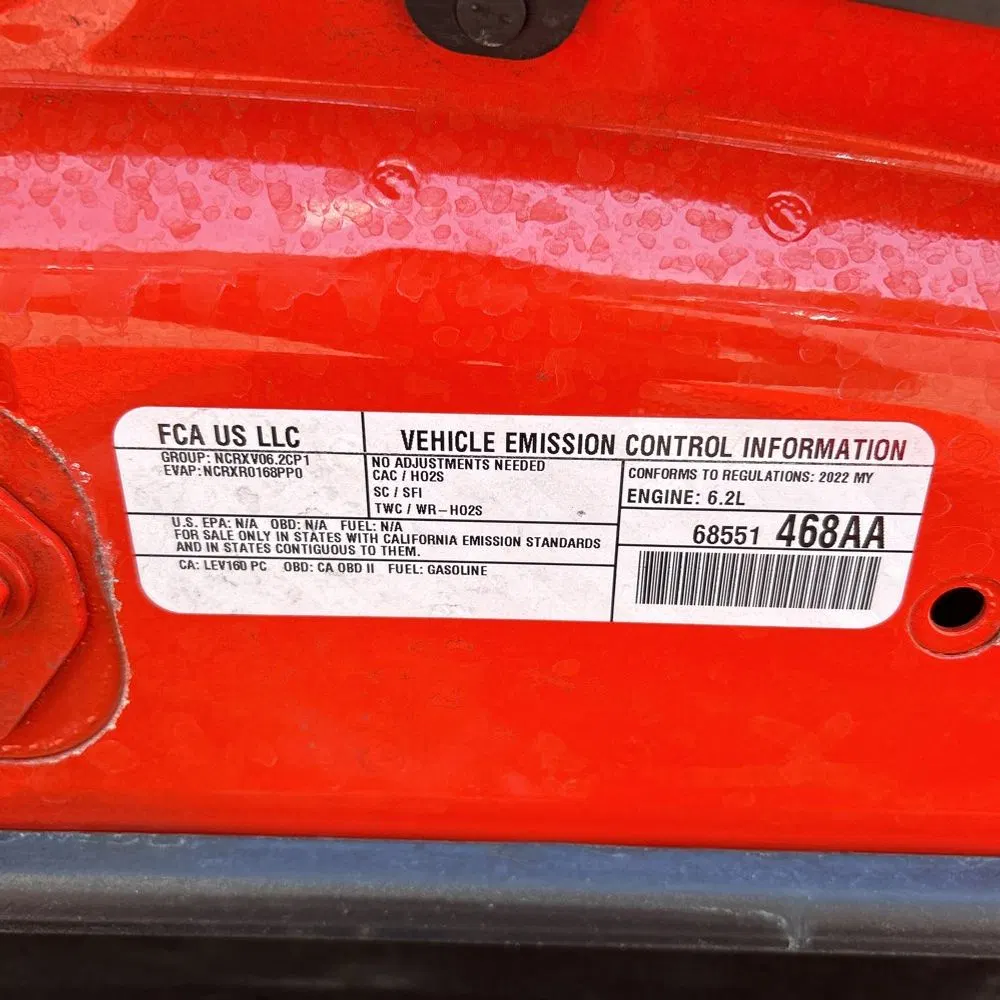 2022 Dodge Charger SRT Hellcat