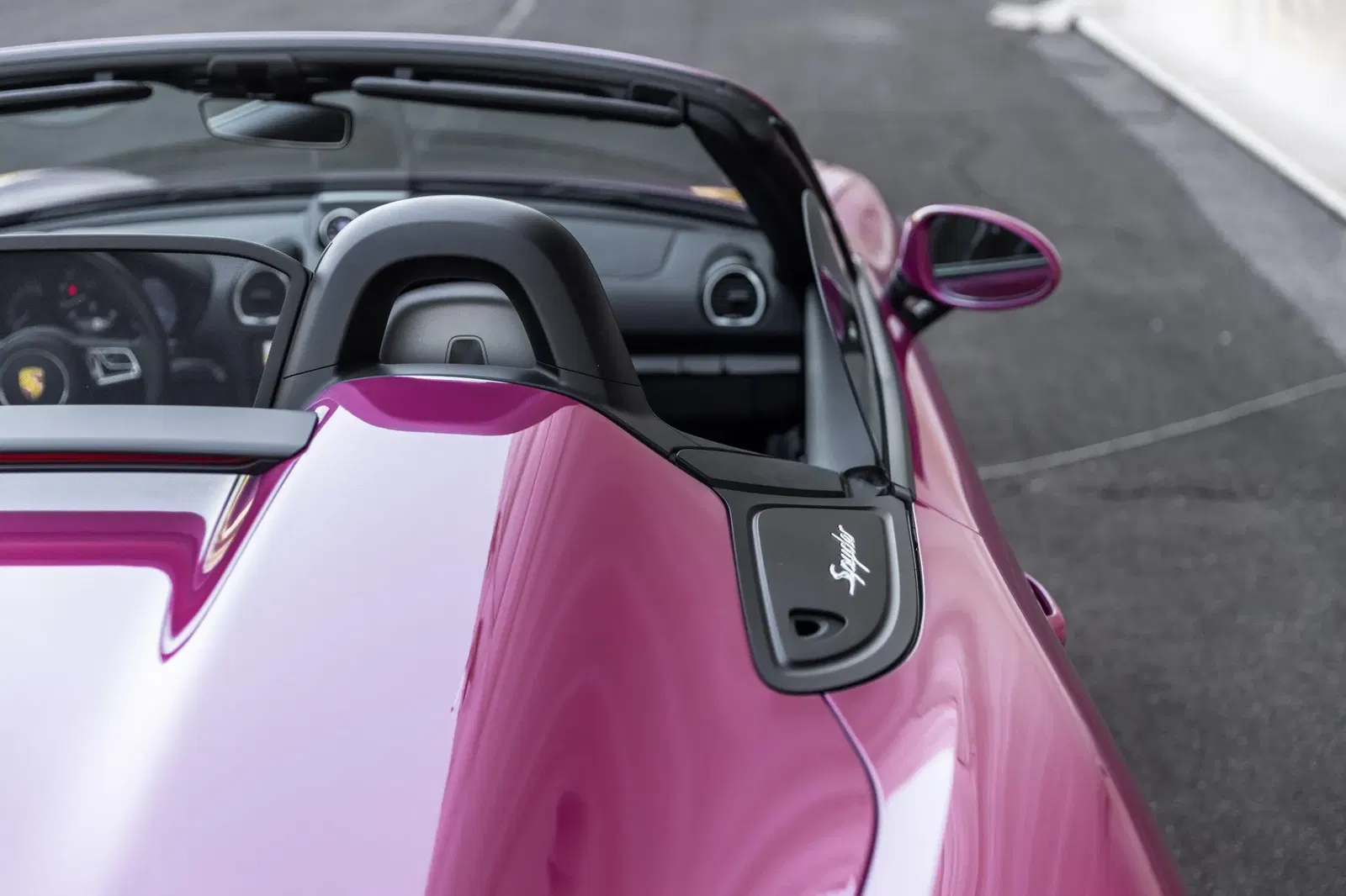 Ruby Star 2022 Porsche 718 Spyder 6-Speed