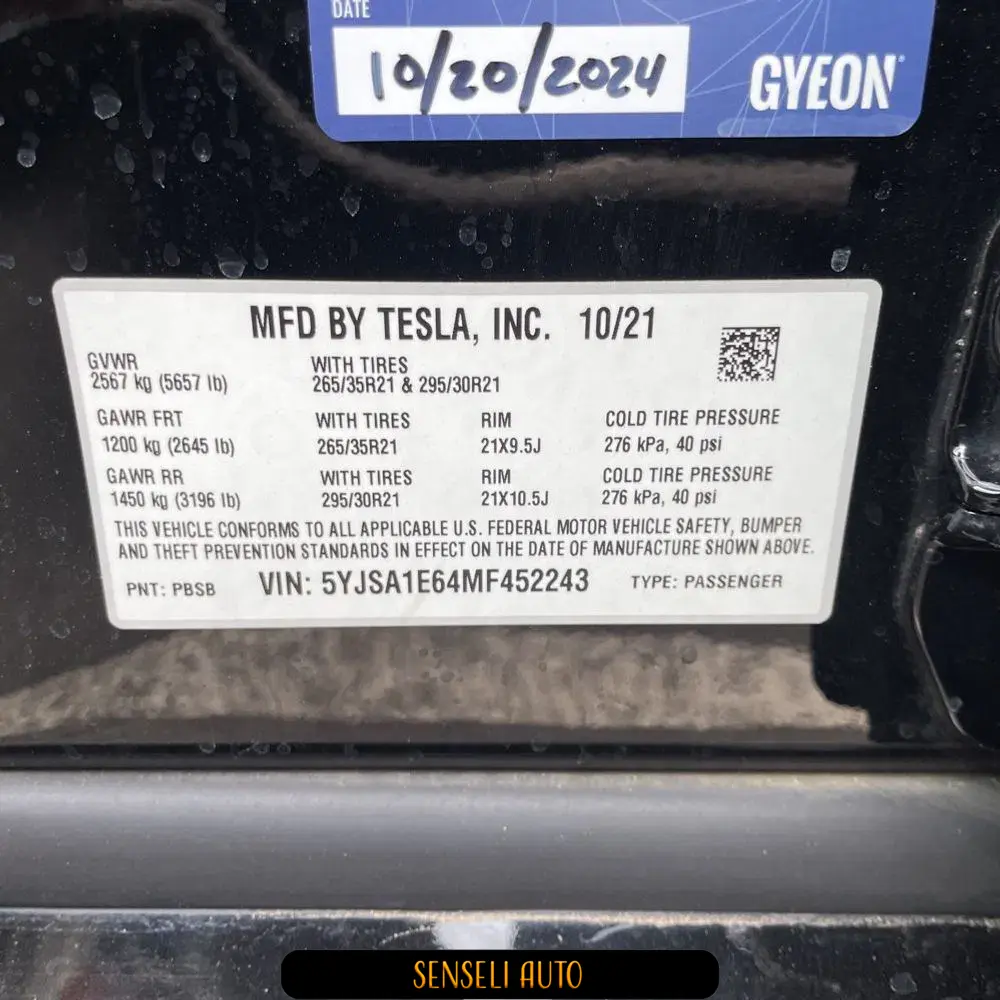 2021 Tesla Model S Plaid