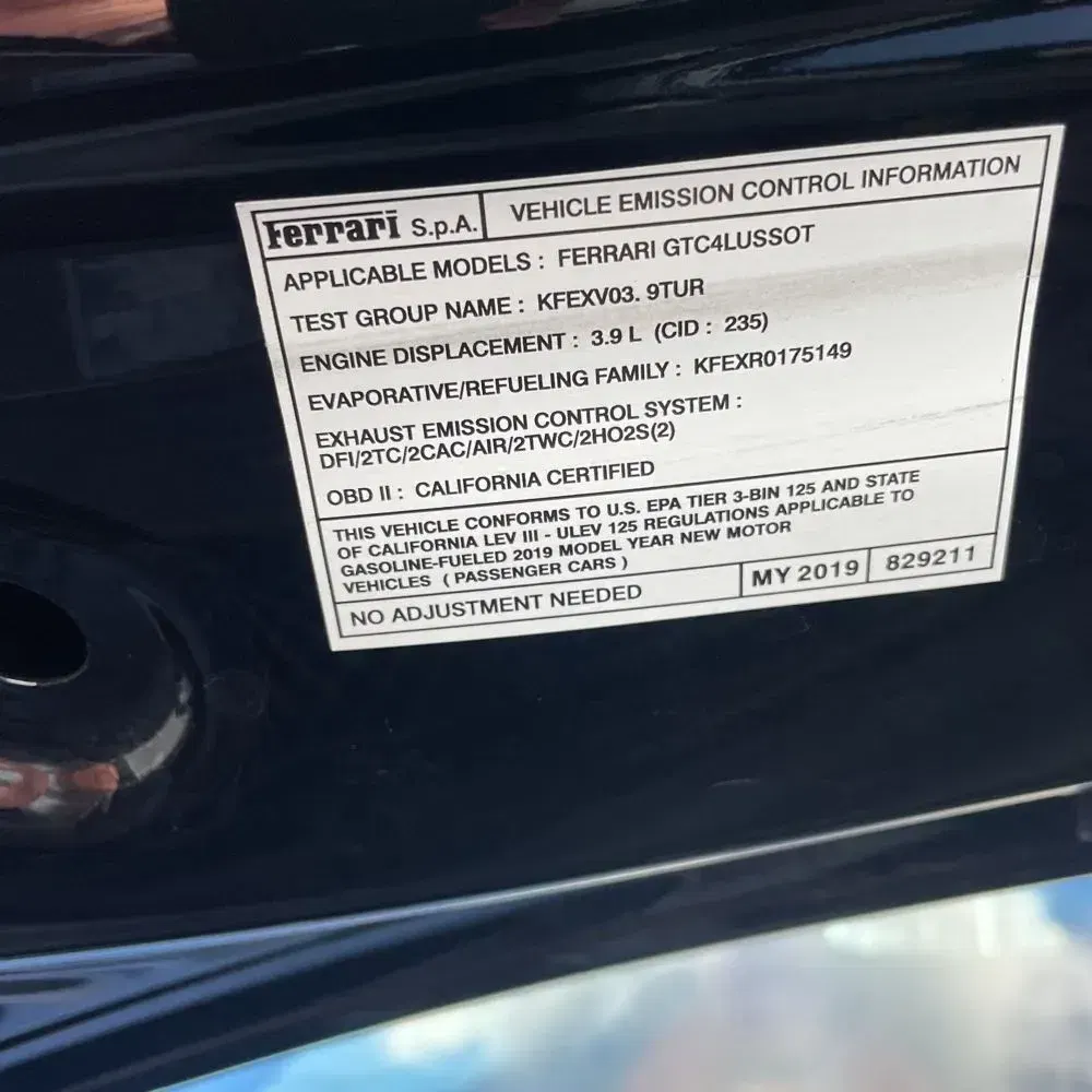 2019 Ferrari GTC4Lusso T