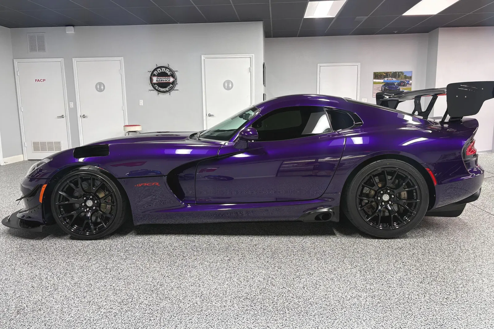 2016 Dodge Viper ACR Extreme - 1 Owner, ~8,800 Miles, 6-Speed Manual, V10 Power, Stryker Purple
