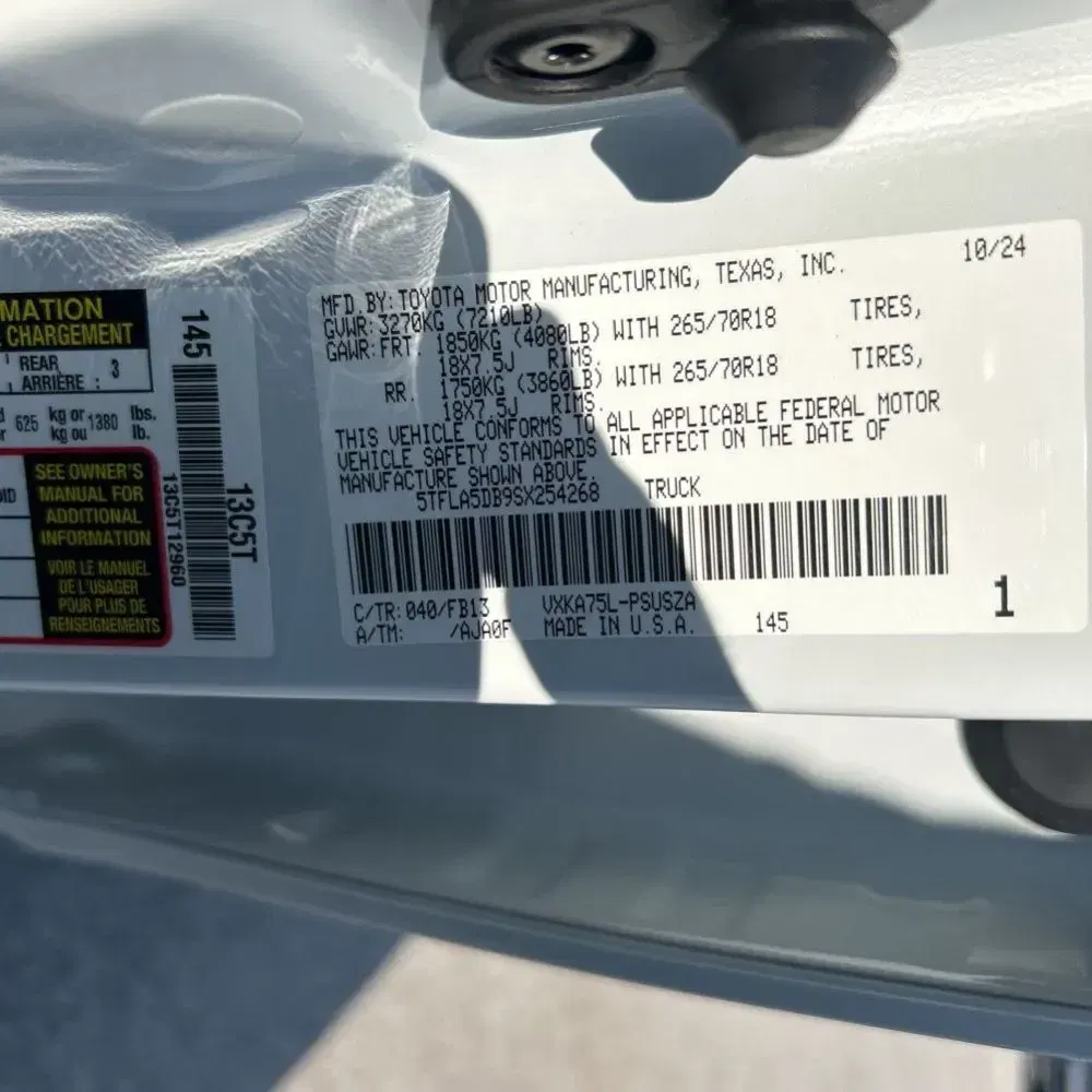 2025 Toyota Tundra SR5
