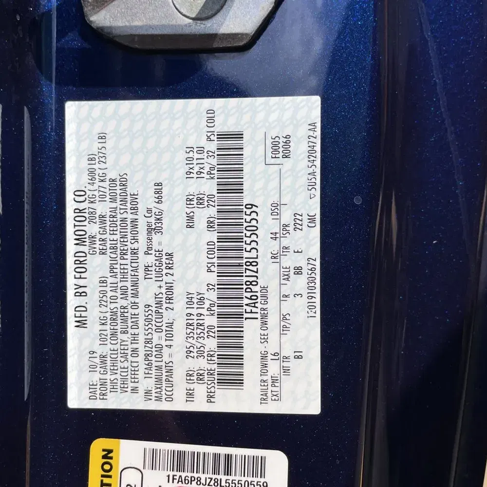 2020 Ford Mustang Shelby GT350