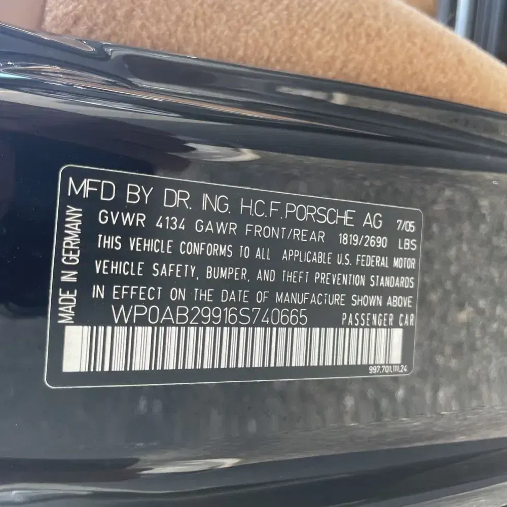 2006 Porsche 911 Carrera 2 4S