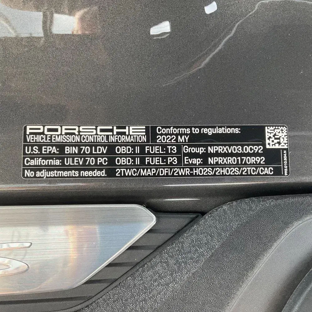 2022 Porsche 911 Carrera 4S