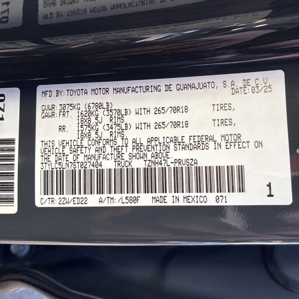2025 Toyota Tacoma TRD Pro HV