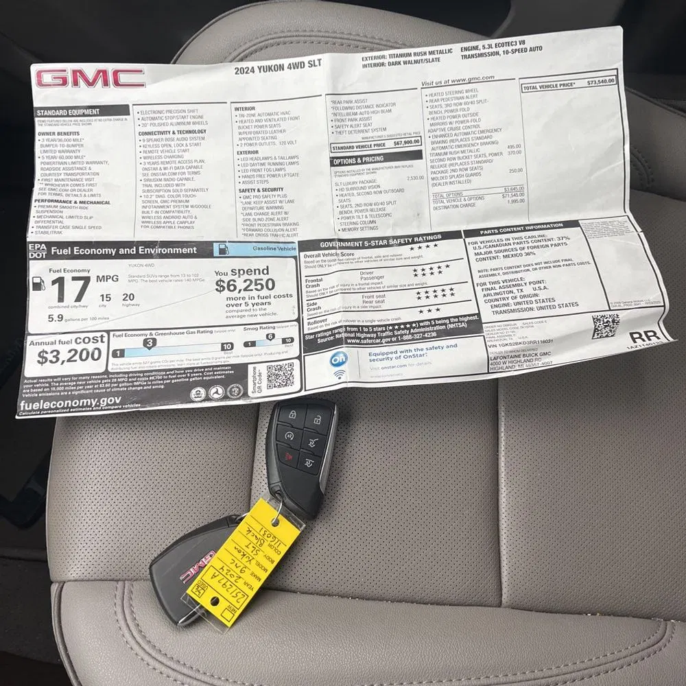 2024 GMC Yukon SLT
