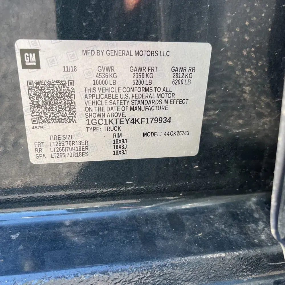 2019 Chevrolet Silverado 2500HD LTZ