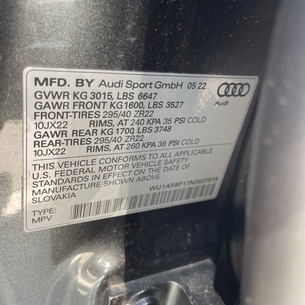 2022 Audi RS Q8