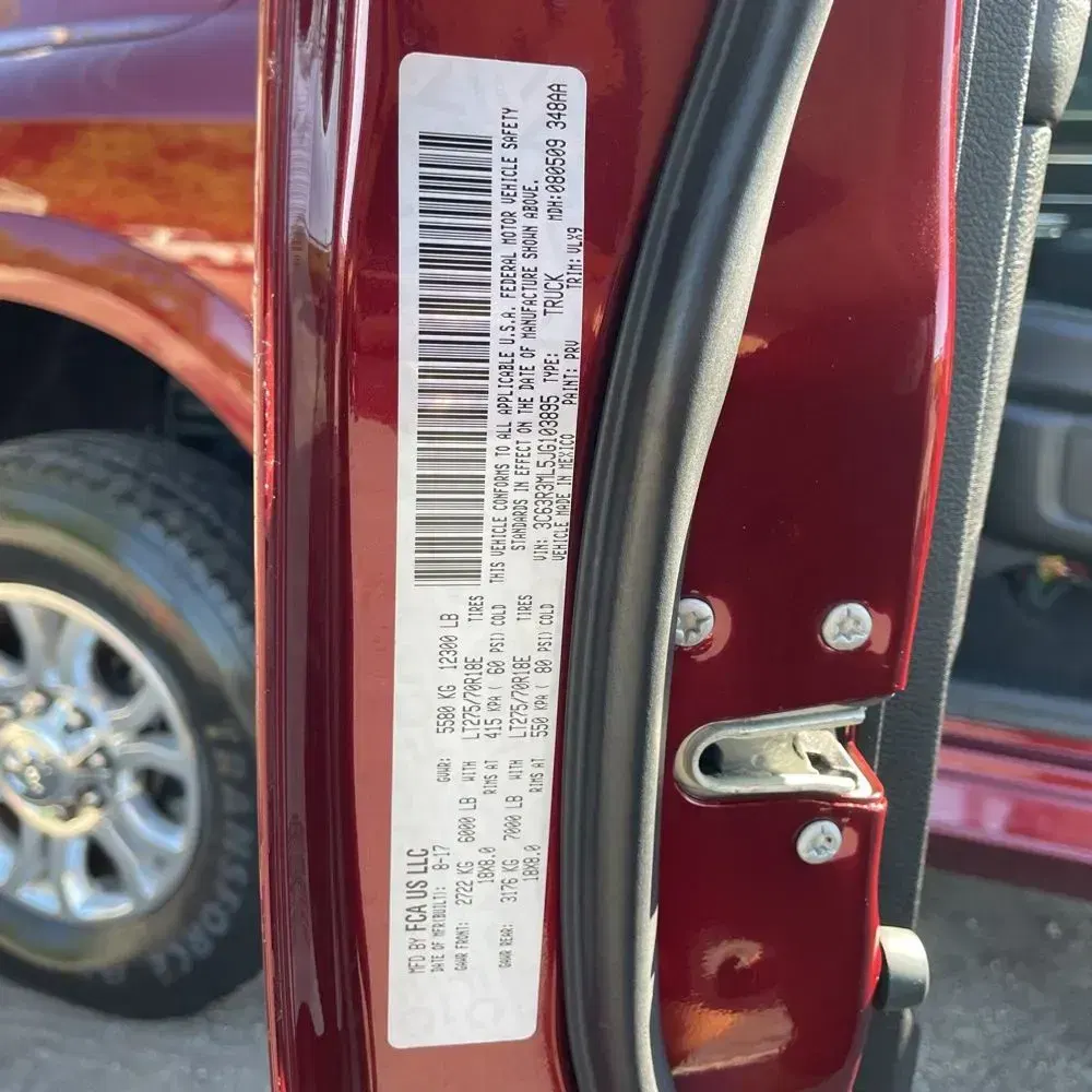 2018 Ram 3500 Laramie