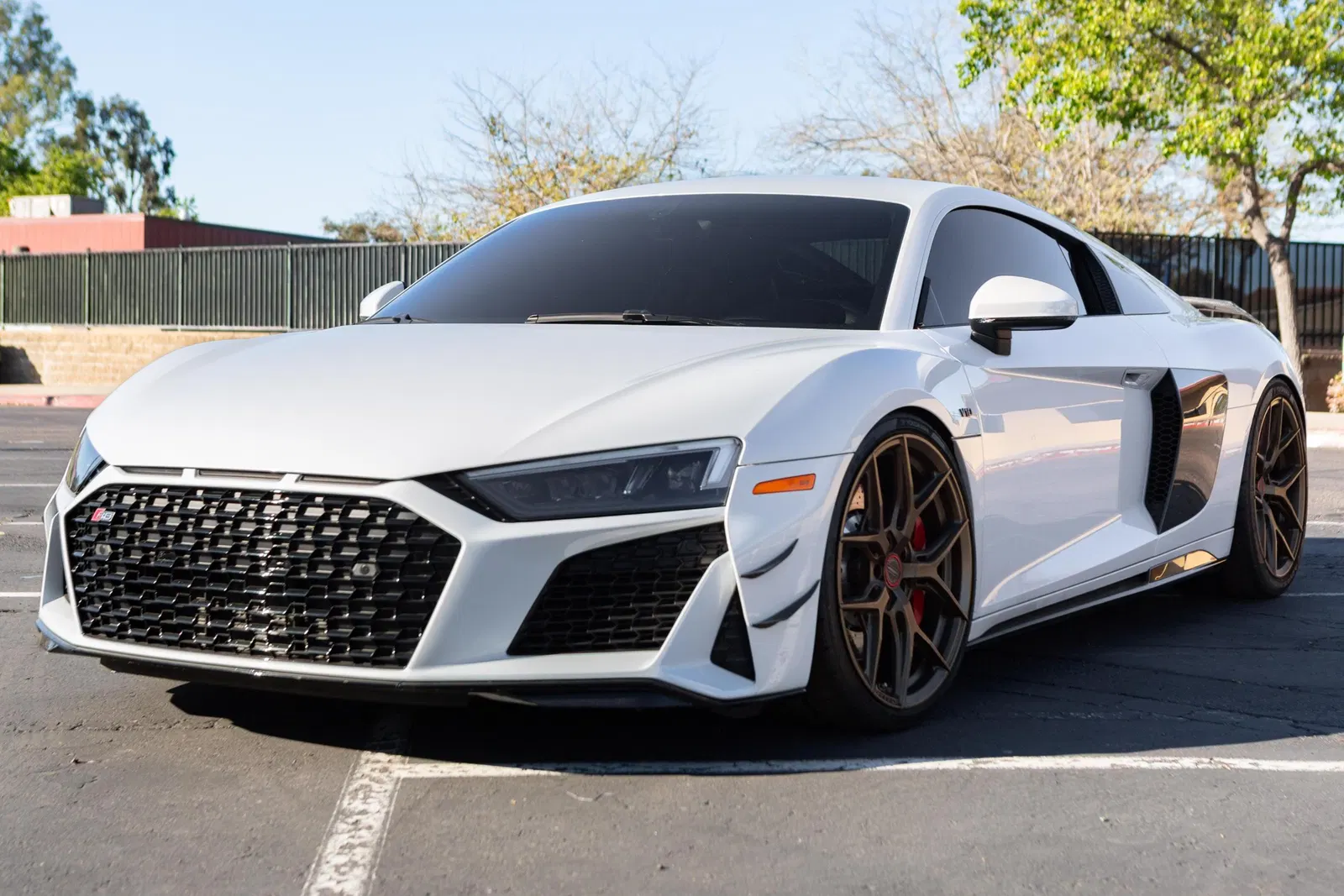 2020 Audi R8 V10 Coupe - Carbon Exterior and Interior Packages, Express Red Diamond-Stitch Full Leather Interior