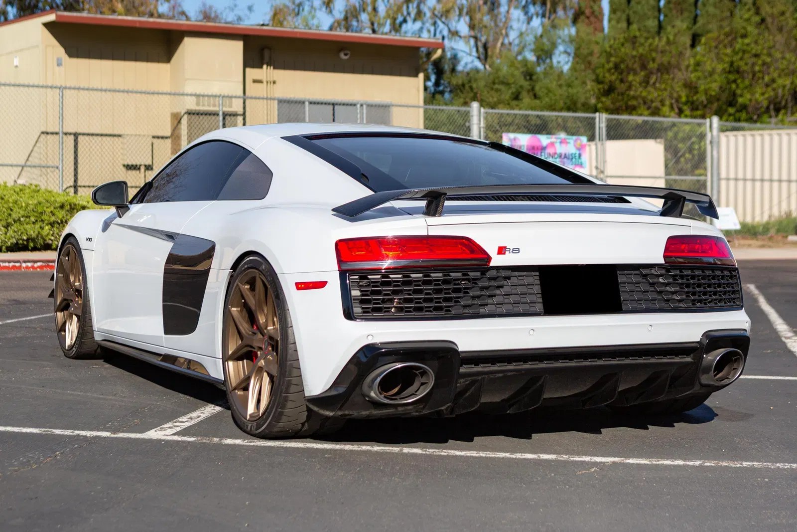 2020 Audi R8 V10 Coupe - Carbon Exterior and Interior Packages, Express Red Diamond-Stitch Full Leather Interior
