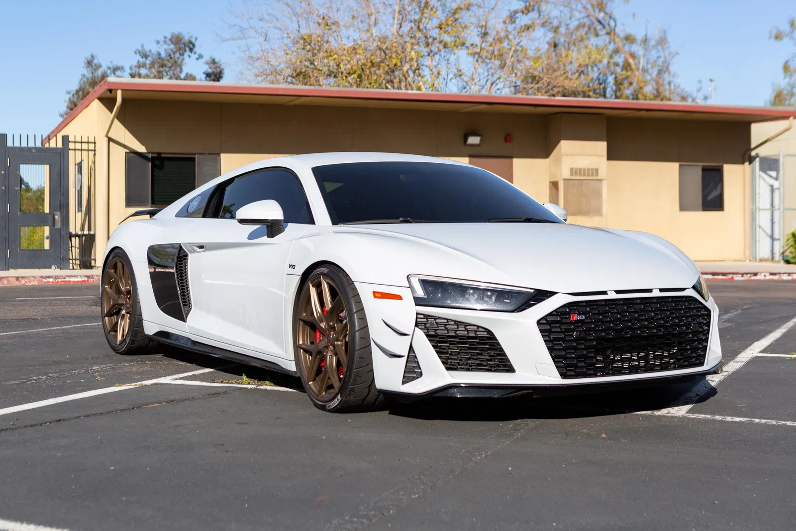 2020 Audi R8 V10 Coupe - Carbon Exterior and Interior Packages, Express Red Diamond-Stitch Full Leather Interior