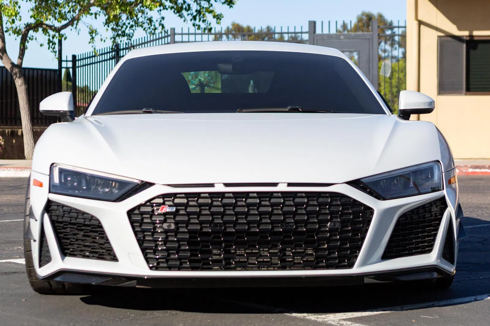2020 Audi R8 V10 Coupe - Carbon Exterior and Interior Packages, Express Red Diamond-Stitch Full Leather Interior