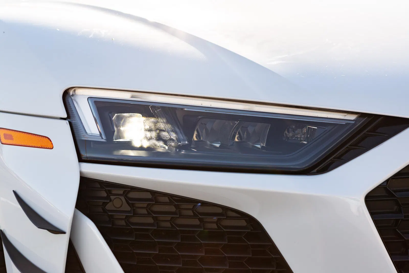 2020 Audi R8 V10 Coupe - Carbon Exterior and Interior Packages, Express Red Diamond-Stitch Full Leather Interior