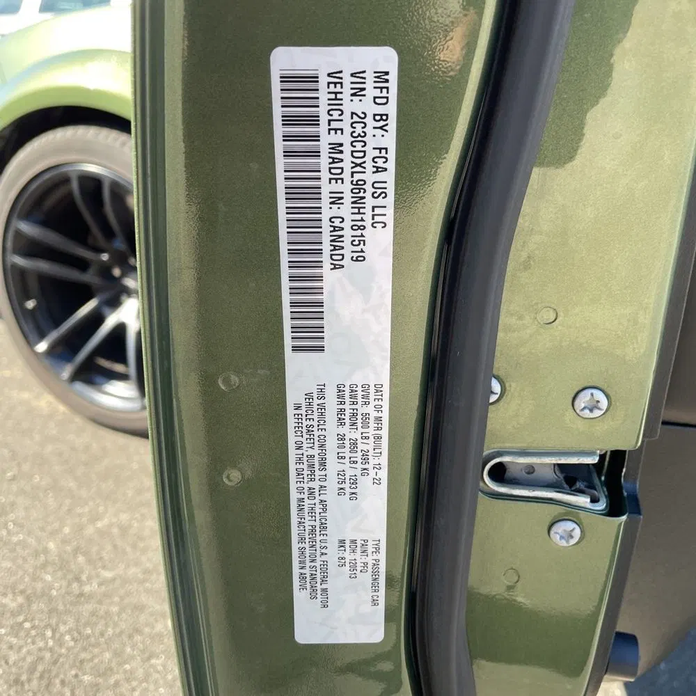 2022 Dodge Charger SRT Hellcat
