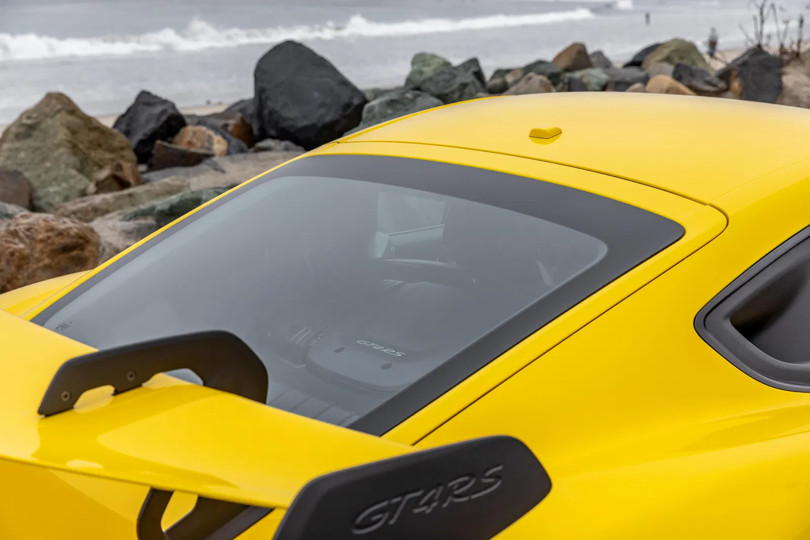 2023 Porsche 718 Cayman GT4 RS - 493-hp Flat-6, Ceramic Composite Brakes, Racing Yellow, Reviewed by Kennan from Cars & Bids