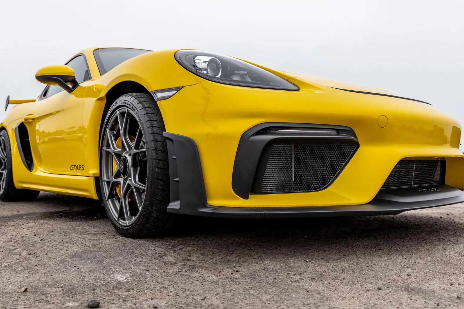2023 Porsche 718 Cayman GT4 RS - 493-hp Flat-6, Ceramic Composite Brakes, Racing Yellow, Reviewed by Kennan from Cars & Bids