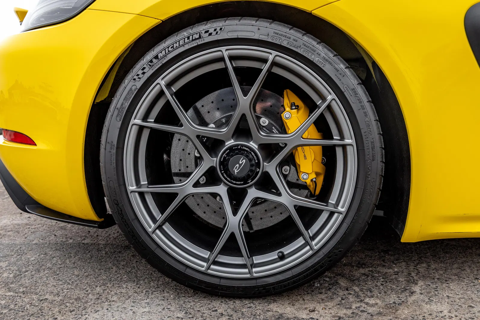 2023 Porsche 718 Cayman GT4 RS - 493-hp Flat-6, Ceramic Composite Brakes, Racing Yellow, Reviewed by Kennan from Cars & Bids